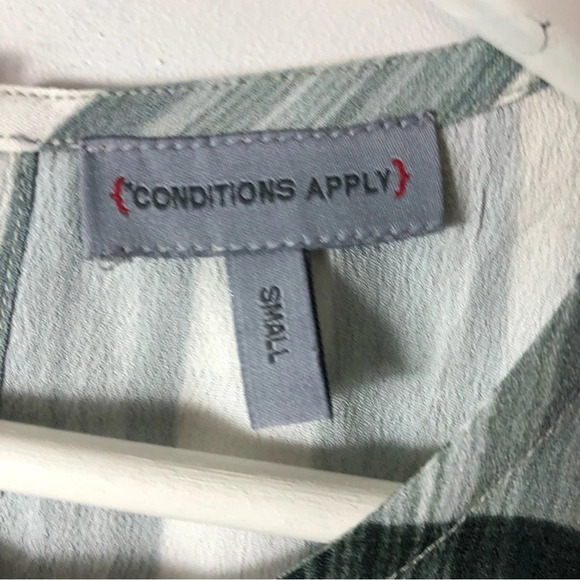 New Conditions Apply Anthropologie Plaid Viscose Mini Dress Size Small - Picture 4 of 7